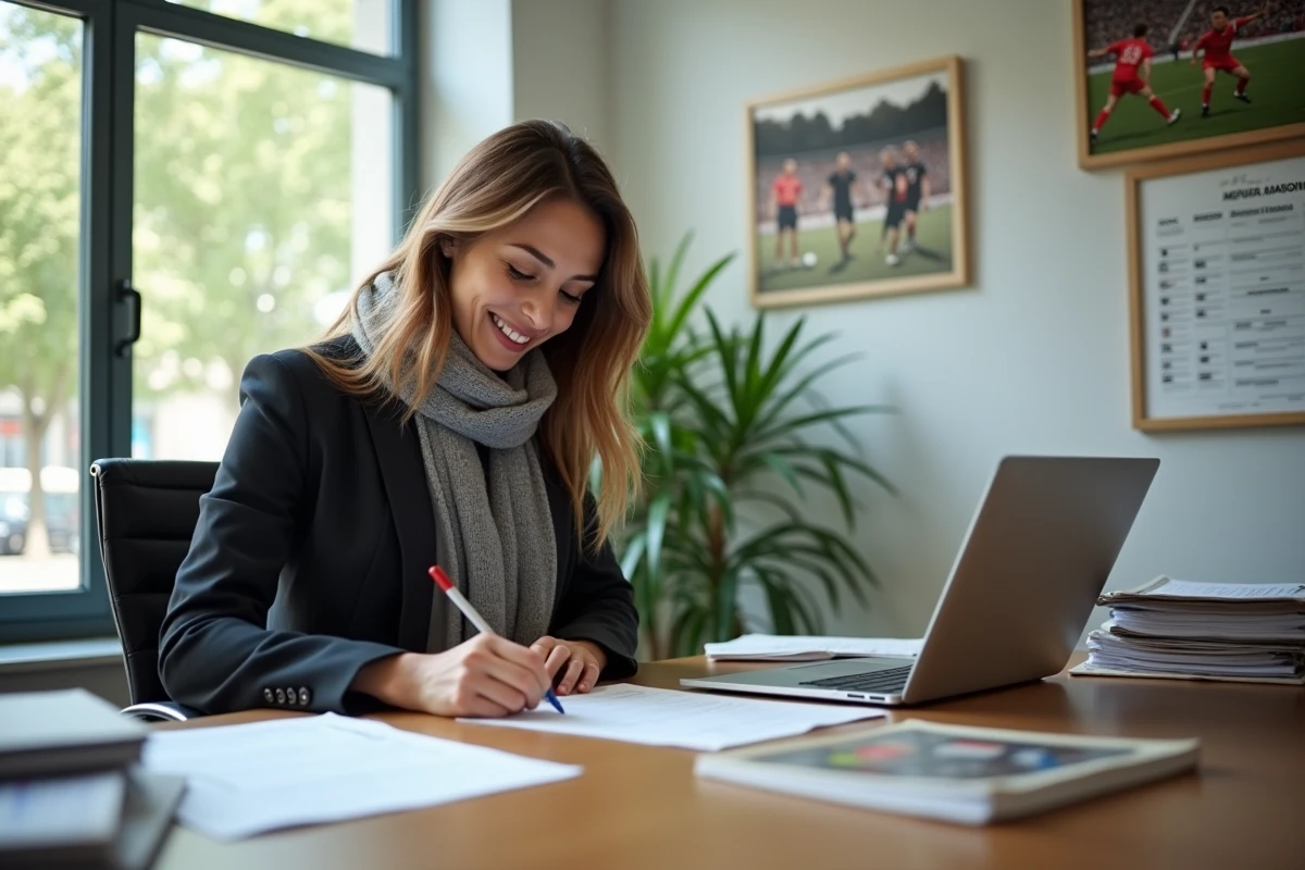 Responsable administrative examinant des documents de ligue