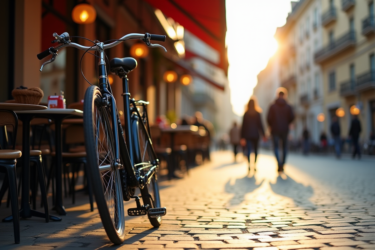vélo trottoir